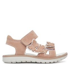 Sandały Primigi. Czerwone sandały dziewczęce Primigi, bez zapięcia. Za 139.99 zł.