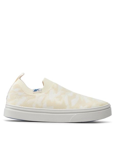 Reebok Tenisówki Onlux Slip On GZ6384 Beżowy. Brązowe trampki i tenisówki damskie Reebok, bez wzorów, z materiału, bez zapięcia. Za 219.99 zł.