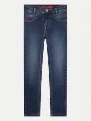 Hugo Jeansy G00186 M Niebieski Slim Fit. Niebieskie jeansy dla chłopców Hugo, z bawełny. Za 199.99 zł.