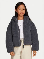 Calvin Klein Jeans Kurtka puchowa IG0IG02681 Czarny Regular Fit. Czarne kurtki i płaszcze dla dziewczynek Calvin Klein Jeans, bez wzorów, z jeansu, bez kaptura. Za 569.99 zł.