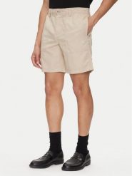 Calvin Klein Jeans Szorty materiałowe J30J327300 Beżowy Regular Fit. Brązowe szorty męskie Calvin Klein Jeans, m, bez wzorów, z jeansu. Za 229.99 zł.