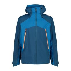 Kurtka przeciwdeszczowa z kapturem CMP. Niebieskie kurtki męskie CMP, xl, bez wzorów, sportowe, z kapturem. W wyprzedaży za 697.00 zł.