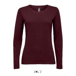 Koszulka Sol's Majestic. Czerwone t-shirty damskie SOL'S, s, bez wzorów, z bawełny, eleganckie, bez kołnierzyka. Za 83.00 zł.