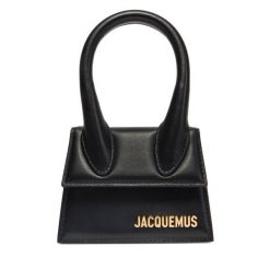 Torebka JACQUEMUS. Czarne torebki do ręki damskie JACQUEMUS, bez wzorów, klasyczne, bez dodatków. Za 1,999.00 zł.