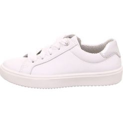 Skórzane sneakersy "Heaven" w kolorze białym. Trampki i tenisówki dziewczęce marki Superfit. W wyprzedaży za 149.95 zł.