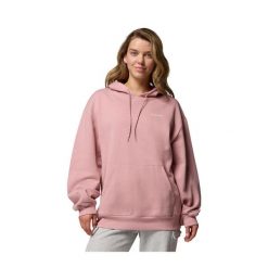 Bluza z kapturem damska Columbia Aldermore Hoodie. Czerwone swetry damskie Columbia, na zimę, bez wzorów, bez kołnierzyka, bez ramiączek, z kapturem. Za 168.99 zł.