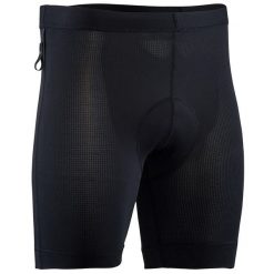 Spodenki rowerowe wewnętrzne męskie z wkładką Coolmax Silvini Inner MP373V. Czarne krótkie spodenki sportowe męskie Silvini, m, bez wzorów, rowerowe. Za 129.99 zł.