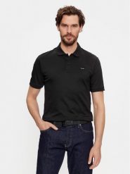 Calvin Klein Polo Smooth Cotton Slim Polo K10K111657 Czarny Regular Fit. Czarne koszulki polo męskie Calvin Klein, m, bez wzorów, z bawełny, bez ramiączek. Za 319.99 zł.