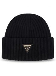 Guess Czapka AW5623 VIS01 Czarny. Czarne czapki i kapelusze damskie Guess, na zimę, z aplikacjami, z wiskozy. Za 154.99 zł.