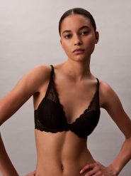 Calvin Klein Biustonosz na fiszbinach - usztywniany Kobiety czarny, 80C. Czarne biustonosze Calvin Klein, bez wzorów, z koronki. Za 219.95 zł.