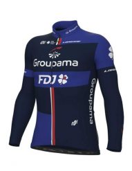 Bluza rowerowa męska Alé Cycling Prime Groupama FDJ. Czarne bluzy męskie ALÉ CYCLING, na wiosnę, l, bez wzorów, z materiału, bez kaptura. Za 529.99 zł.