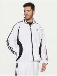 Adidas Bluza adicolor Teamgeist JP1116 Biały Regular Fit. Białe bluzy męskie Adidas, l, bez wzorów, z syntetyku, bez kaptura. Za 239.99 zł.