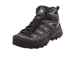 Buty trekkingowe męskie Salomon X Ultra Pioneer Mid Gtx Gore-tex. Czarne trekkingi męskie Salomon, za kostkę, outdoorowe, gore-tex. Za 685.00 zł.