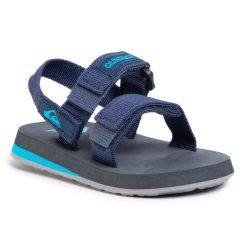 Sandały Quiksilver. Niebieskie sandały chłopięce Quiksilver, bez zapięcia. Za 119.99 zł.