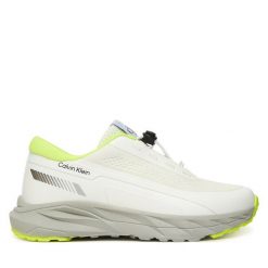 Sneakersy Calvin Klein. Białe trampki i tenisówki chłopięce Calvin Klein, bez wzorów, bez zapięcia. Za 459.99 zł.