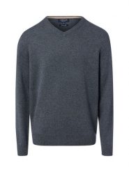 Andrew James sweter z czystego kaszmiru Mężczyźni Kaszmir szary, XXXL. Szare swetry przez głowę męskie Andrew James, m, bez wzorów, z kaszmiru, bez kołnierzyka. Za 749.95 zł.