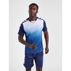 Strój kąpielowy Hummel Core Xk Sublimation. Niebieskie koszulki sportowe męskie Hummel, na lato, m, bez wzorów, bez kołnierzyka, bez ramiączek, na fitness i siłownię. Za 163.65 zł.