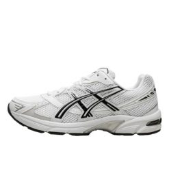Buty Sneakersowe Asics Gel-1130 Dorosłych. Białe obuwie sportowe damskie Asics, bez wzorów, z materiału, do biegania. Za 399.99 zł.
