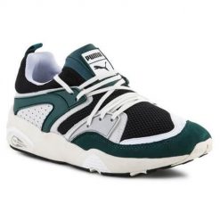 Buty do chodzenia męskie Puma Blaze Of Glory Prm M. Zielone buty sportowe męskie Puma, z materiału, bez zapięcia, trekkingowe. Za 583.00 zł.