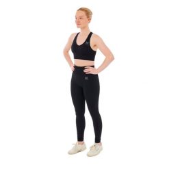 Damski zestaw sportowy Xtreme - legginsy sportowe + top sportowy - Czarny. Czarne legginsy damskie XTREME SOCKSWEAR, m, bez wzorów, z materiału, z podwyższonym stanem, na fitness i siłownię. Za 190.74 zł.