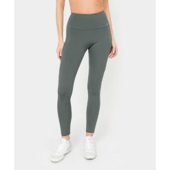 Legginsy Carpatree Libra szare. Szare legginsy damskie Carpatree, l, bez wzorów, z dzianiny, z podwyższonym stanem, na fitness i siłownię. Za 169.99 zł.