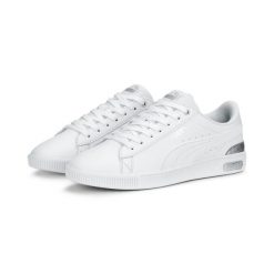 Buty do chodzenia damskie Puma 38933402. Białe obuwie sportowe damskie Puma, bez wzorów, z materiału, do biegania. Za 319.00 zł.
