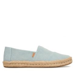 Espadryle Toms. Niebieskie espadryle damskie Toms, bez wzorów, bez obcasa, bez zapięcia. Za 339.99 zł.