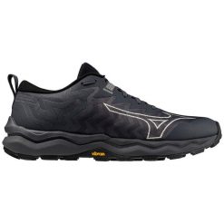 Damskie buty trailowe Mizuno Wave Daichi 8 GTX. Czarne obuwie sportowe damskie Mizuno, bez wzorów, do biegania, mizuno wave. Za 749.99 zł.