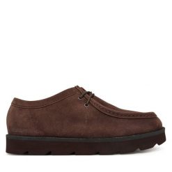 Półbuty Clarks. Brązowe półbuty na co dzień męskie Clarks, bez zapięcia. Za 479.99 zł.