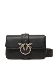 PINKO Torebka Love One Mini Slouchy Fl PE 25 PLTT 104340 A0QO Czarny. Czarne torebki do ręki damskie Pinko, bez wzorów, ze skóry, bez dodatków. Za 1,379.00 zł.
