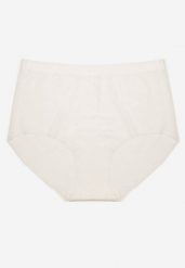 Biała Bielizna Modelująca Majtki High Waist Lilialira. Biała bielizna wyszczuplająca Renee, uniwersalny, bez wzorów, z jeansu. Za 9.99 zł.