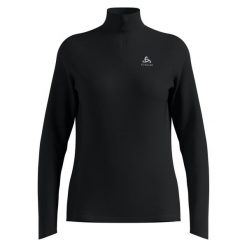 Sweter ½ zamek Essentials Ceramiwarm ODLO. Niebieskie swetry damskie Odlo, s, bez wzorów, z materiału, bez kołnierzyka, bez ramiączek, długie, bez kaptura. Za 266.45 zł.