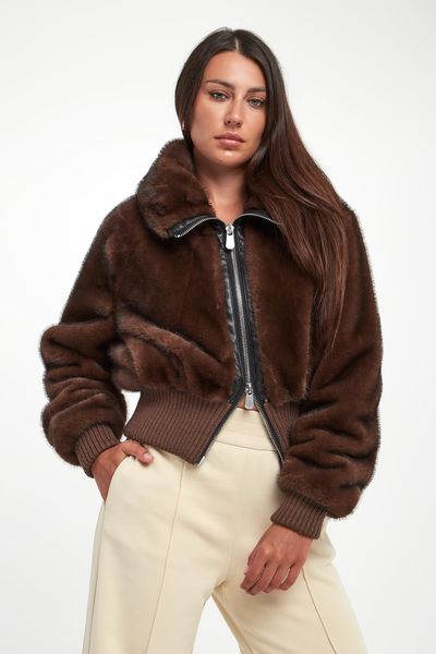 Futerko damskie Bagels PINKO. Kurtki damskie Pinko, bez wzorów, z futra, bez kaptura. Za 1,849.00 zł.