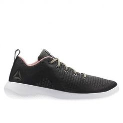 Buty treningowe damskie Reebok Esoterra Dmx Lite N Ironstonecoalrose. Czarne obuwie sportowe damskie Reebok, bez wzorów, z materiału, na fitness i siłownię. Za 329.99 zł.