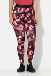Damskie Legginsy sportowe w panterkę szybkoschnące elastyczny pas. Czerwone legginsy damskie Ulla Popken, plus size, bez wzorów, z bawełny. Za 199.99 zł.