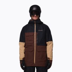 Kurtka snowboardowa męska Columbia Coreshot. Brązowe kurtki męskie Columbia, m, bez wzorów, sportowe, bez kaptura. Za 999.99 zł.