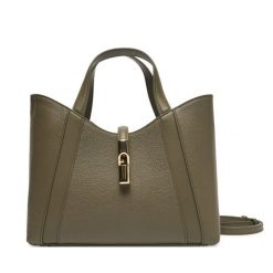 Torebka Furla. Zielone torebki do ręki damskie Furla, bez wzorów, klasyczne, bez dodatków. Za 1,369.00 zł.