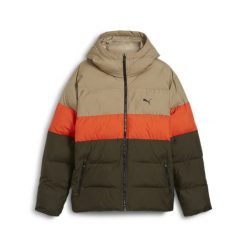 Męska kurtka ocieplana PUMA Dark Olive Green. Brązowe kurtki sportowe męskie Puma, l, bez wzorów, trekkingowe. Za 390.99 zł.
