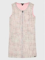Guess Sukienka elegancka J3RK32 WF6M0 Różowy Regular Fit. Czerwone sukienki dla dziewczynek Guess, z aplikacjami, z syntetyku, eleganckie, bez ramiączek. Za 229.99 zł.