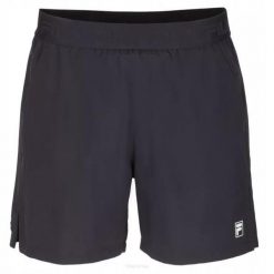 Spodenki tenisowe Fila Shorts Jarno. Czarne krótkie spodenki sportowe męskie Fila, l, bez wzorów, z materiału, tenisowe. Za 189.00 zł.