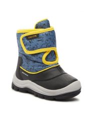 Geox Śniegowce B Flanfil Boy B Abx B263VE 0CEFU C4K2V S Niebieski. Niebieskie buty zimowe chłopięce Geox, bez wzorów, z materiału, bez zapięcia. Za 409.99 zł.