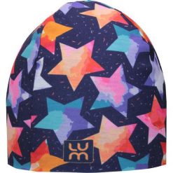 Dwuwarstwowa czapka Micro Double jr stars. Szare czapki dla dzieci LUM. Za 52.44 zł.