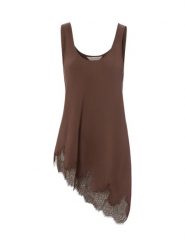 Msch Copenhagen Bluzka Kobiety Modal brązowy, XS. Brązowe bluzki damskie MSCH Copenhagen, xs, bez wzorów, eleganckie, bez kołnierzyka, bez ramiączek. Za 299.95 zł.