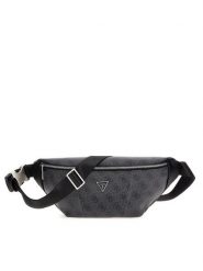 Guess Nerka HMEVZL P3431 Czarny. Czarne saszetki męskie Guess, ze skóry. Za 359.99 zł.