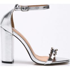 Public Desire - Sandały. Szare sandały damskie Public Desire, z materiału. W wyprzedaży za 119.90 zł.