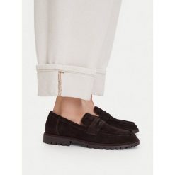 Loafersy Badura. Brązowe mokasyny damskie Badura. Za 249.99 zł.