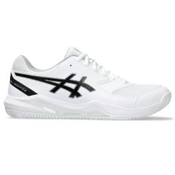 Buty do tenisa Asics Gel-Dedicate 8 Clay. Białe buty sportowe męskie Asics, bez zapięcia, tenisowe. Za 326.50 zł.