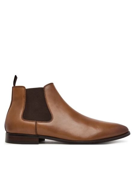 Aldo Sztyblety Sosa 14051658 Brązowy. Brązowe botki męskie Aldo, bez wzorów, ze skóry, bez zapięcia. Za 449.99 zł.