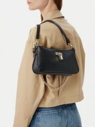 Nine West Torebka CEO-SILENT CHARM-LDA9867 Czarny. Czarne torebki do ręki damskie Nine West, bez wzorów, ze skóry, bez dodatków. Za 229.99 zł.
