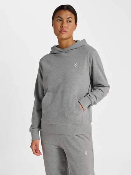 Bluza damska z kapturem Hummel Pulse. Czarne bluzy damskie Hummel, xl, bez wzorów, z bawełny, z kapturem, na fitness i siłownię. Za 197.50 zł.